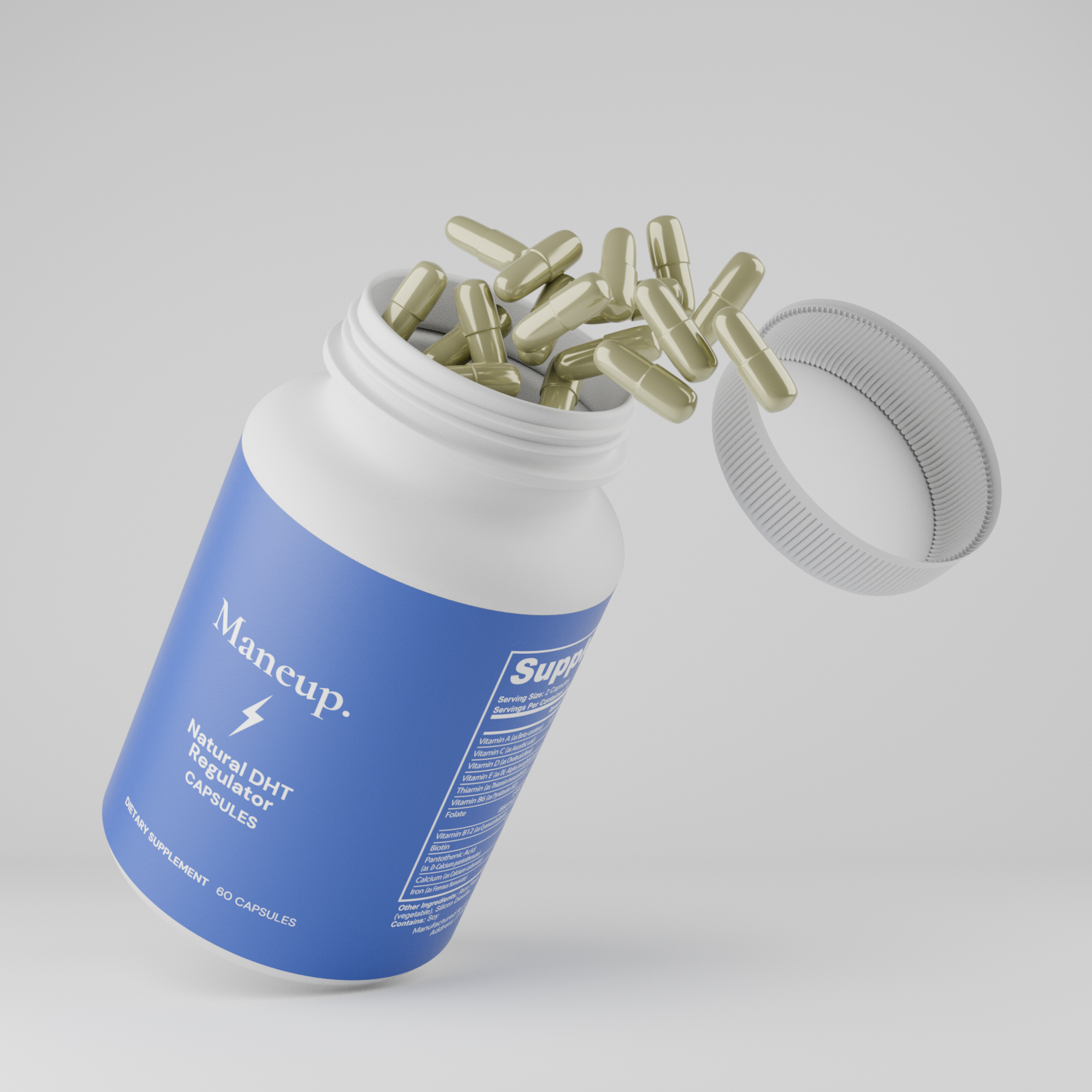 Natural DHT Regulator | Saw Palmetto + Essential Nutrients